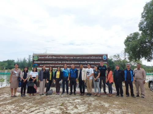 กปล. ร่วมสำรวจพื้นที่โครงการพื้นที่สาธิตการบริหารจัดการขยะทะเลครบวงจรอย่างมีส่วนร่วมและพื้นที่เชื่อมโยงโครงการป่าในเมืองจังหวัดระยอง