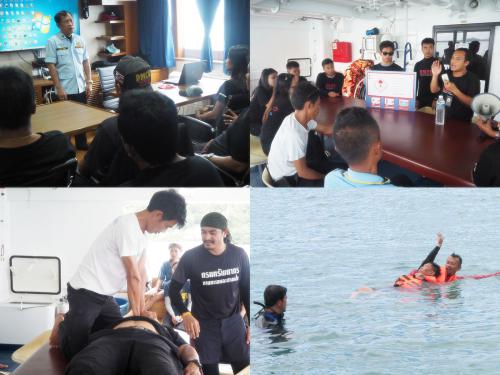 สบทช.๑ จัดการอบรมฯให้ความรู้แก่เจ้าหน้าที่ผู้ปฏิบัติงานประจำเรือทรัพยากรฯ ในพื้นที่
