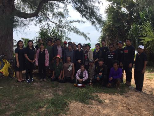 ๒๑ พ.ย. ๒๕๕๙ สบทช.๑ ร่วมกับ PTTGC พร้อมชุมชนชายฝั่งคลองละวน จัดวางซั้งเชือก