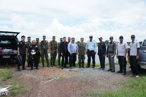 สบทช.1 สนธิกำลังตรวจยึด/จับกุม พื้นที่บุกรุกท้องที่ตำบลบางกะไชย  อำเภอแหลมสิงห์  จังหวัดจันทบุรี