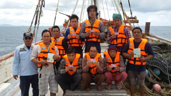สบทช.1 เข้าร่วมบูรณาการตรวจเรือประมงและแรงงานในภาคประมง (IUU. FIshing) จำนวน 8 ลำ