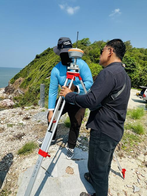 สอช. สทช.1 ลงพื้นที่สำรวจติดตาม และจัดเก็บข้อมูลการเปลี่ยนแปลงสถานภาพชายฝั่ง