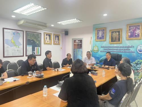 สทช.1 ร่วมประชุมหารือความร่วมมือการดำเนินงานส่งเสริมศักยภาพชุมชนชายฝั่ง จังหวัดตราด