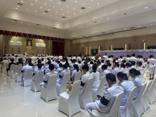 สทช.1 เข้าร่วมพิธีถวายเครื่องราชสักการะและวางพานพุ่มและพิธีจุดเทียนถวายพระพรชัยมงคล 3 มิถุนายน 2569