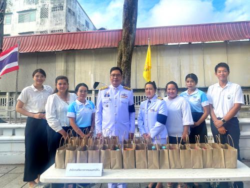 สทช.1 ร่วมพิธีทำบุญตักบาตรถวายพระราชกุศล เนื่องในโอกาสฉลองพระชนมายุ 99 พรรษา สมเด็จพระสังฆราช