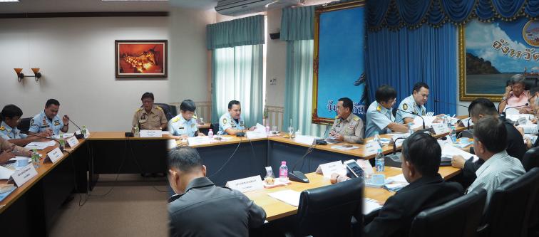 ส่วนส่งเสริมการทีส่วนร่วม สบทช. ๑ จัดประชุมคณะกรรมการทรัพยากรทางทะเลและชายฝั่ง ๓ จังหวัด