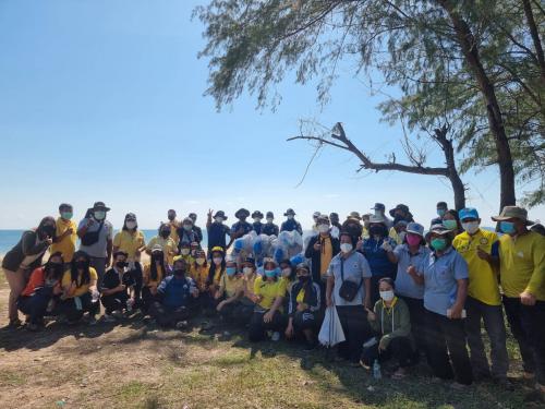 (ศอทล.สงขลา) จัดกิจกรรมจัดเก็บขยะทะเลที่ตกค้างในระบบนิเวศที่สำคัญแบบมีส่วนร่วม ณ ชายหาดบางหอย ต.ชิงโค อ.สิงหนคร จ.สงขลา