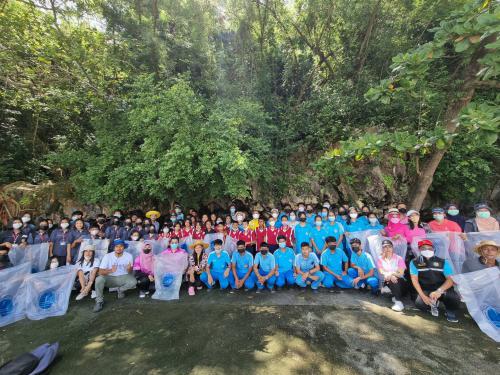 ศอทล.สงขลา จัดกิจกรรมจัดเก็บขยะทะเลที่ตกค้างในระบบนิเวศที่สำคัญแบบมีส่วนร่วม พื้นที่บ้านแหลมกรวด จังหวัดพัทลุง