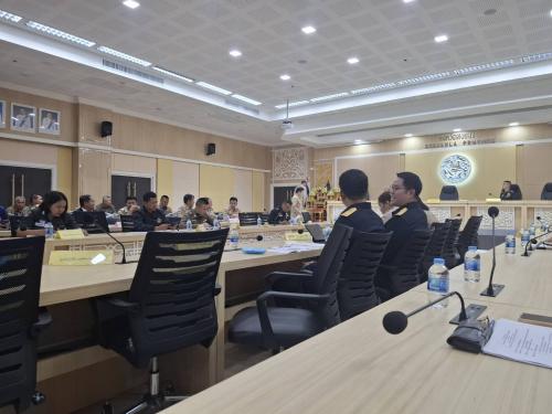เจ้าหน้าที่ สอท. ผู้แทน สทช.๕ เข้าร่วมการประชุมคณะกรรมการอำนวยการรักษาความมั่นคงภายในจังหวัดสงขลา ครั้งที่ ๙/๒๕๖๙