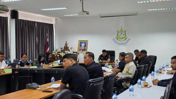 ผอ.สบท. ผู้แทน สทช.๕ เข้าร่วมประชุมการเตรียมความพร้อมรับมือสถานการณ์อุทกภัยฯ ของหน่วยงานในสังกัด ทส. ในพื้นที่ จ.สงขลา