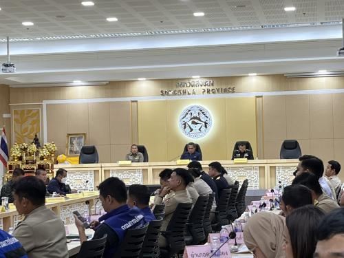 เจ้าหน้าที่ สอท. ผู้แทน สทช.๕ เข้าร่วมการประชุมคณะกรรมการอำนวยการรักษาความมั่นคงภายในจังหวัดสงขลา ครั้งที่ ๑๐/๒๕๖๙
