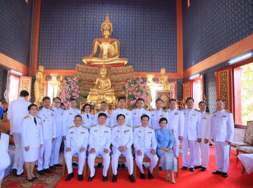 สำนักอนุรักษ์ทรัพยากรทางทะเลและชายฝั่ง เข้าร่วมพิธีถวายผ้าพระกฐินพระราชทาน ประจำปี 2561