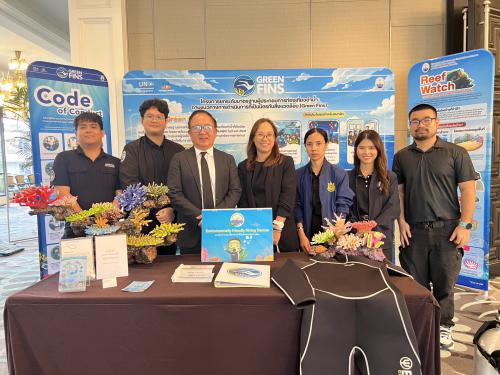 จัดนิทรรศการงานประชุม ภายใต้หัวข้อ มูลค่าธรรมชาติสู่มิติด้านนโยบาย ผลลัพธ์การจัดทำบัญชีระบบนืเวศ ภาคการจัดการน้ำ และการท่องเที่ยวที่ยั่งยืน
