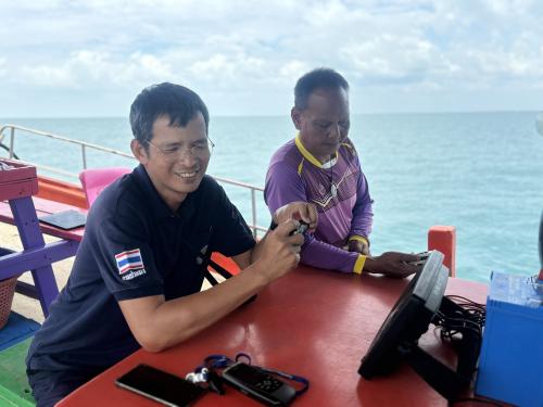 ลงพื้นที่ตรวจสอบจุดจัดวางปะการังเทียม ประจำปีงบประมาณ พ.ศ. 2569